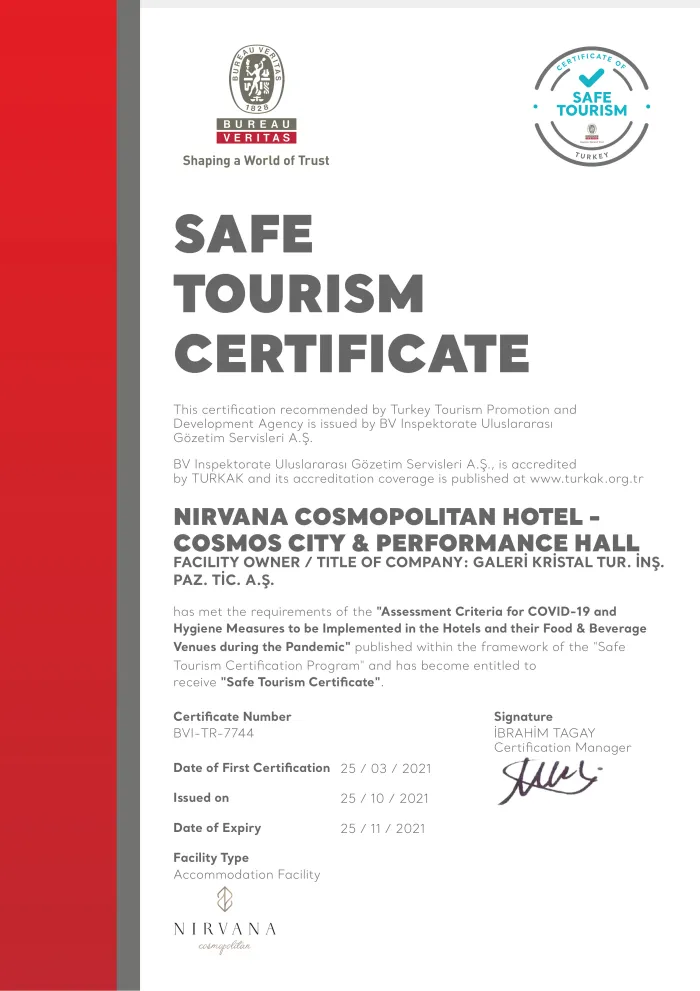 Nirvana Cosmopolitan 5* - Lara - Turcia
